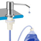 ✨ JETZT 50 % RABATT! !✨🧴 Edelstahl-Seifenspender für Spülbecken – mit verlängertem Silikonschlauch & praktischer Pumpe, ideal für Küche & Bad 🚰
