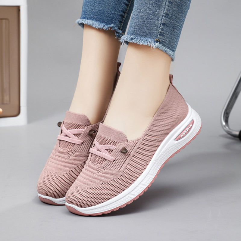 Leichte, atmungsaktive Slip-On Freizeitschuhe für Frauen