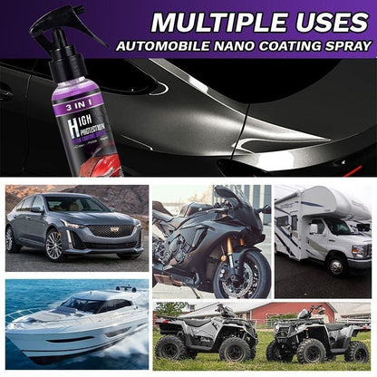 💥Riesiges 2025 Zeitlich begrenztes Angebot💥3-IN-1 Hoher Schutz Schnelles Auto-Beschichtung Spray