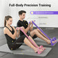 💎💪Multifunktionales Pedal-Widerstandsband, elastisches Zugseil für das Fitnesstraining, Ganzkörpertraining für das Heim-Fitnessstudio, Sit-ups, Yoga, Bauchmuskeltraining – Summervibes
