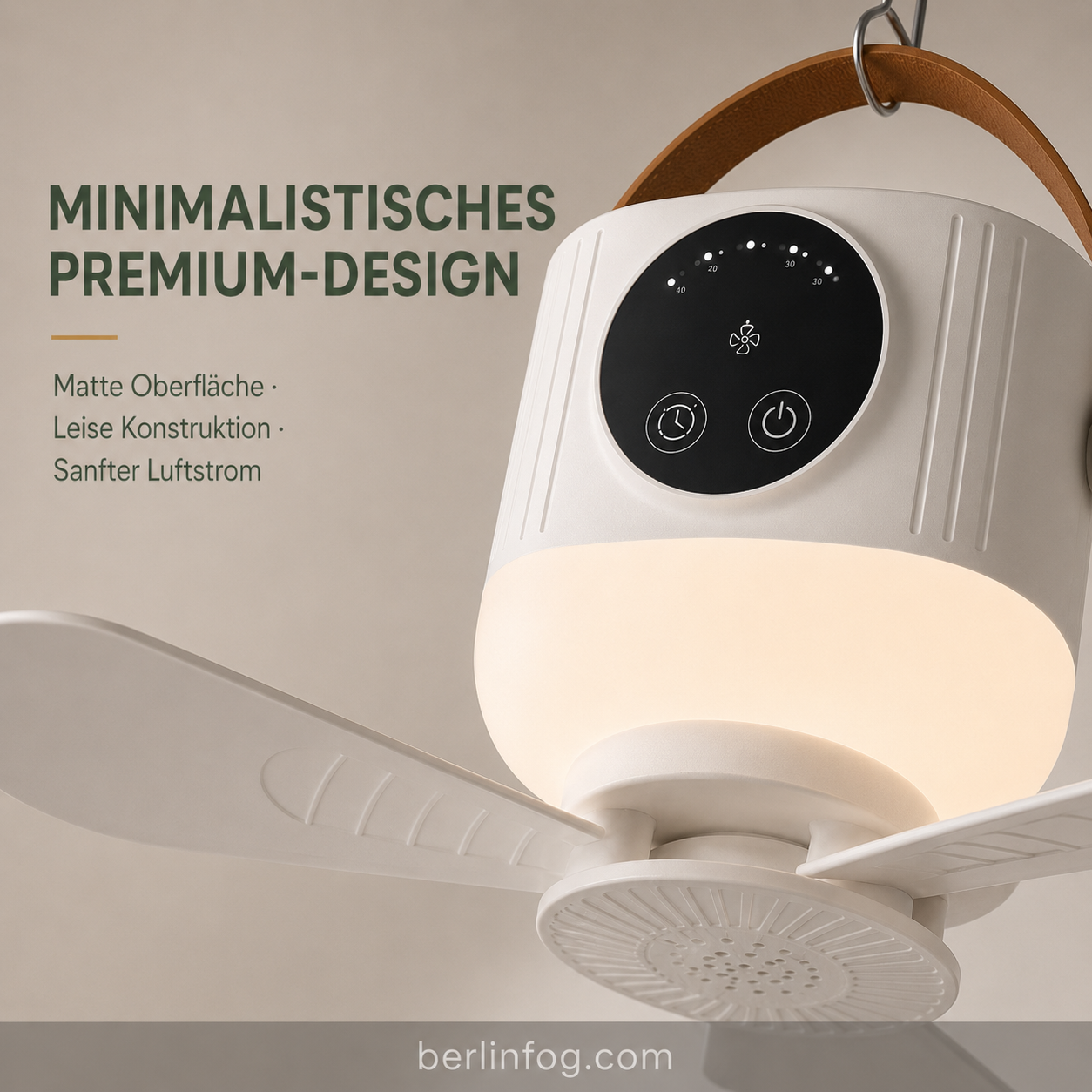🌬️💡 50% RABATT! Auf wiederaufladbaren Deckenventilator mit LED – Kabellos, leise & dimmbar – Perfekt für Schlafzimmer, Balkon, Camping & Stromlose Räume ✨