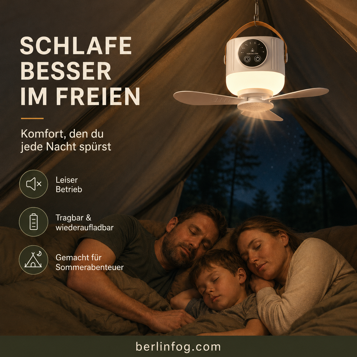 🌬️💡 50% RABATT! Auf wiederaufladbaren Deckenventilator mit LED – Kabellos, leise & dimmbar – Perfekt für Schlafzimmer, Balkon, Camping & Stromlose Räume ✨