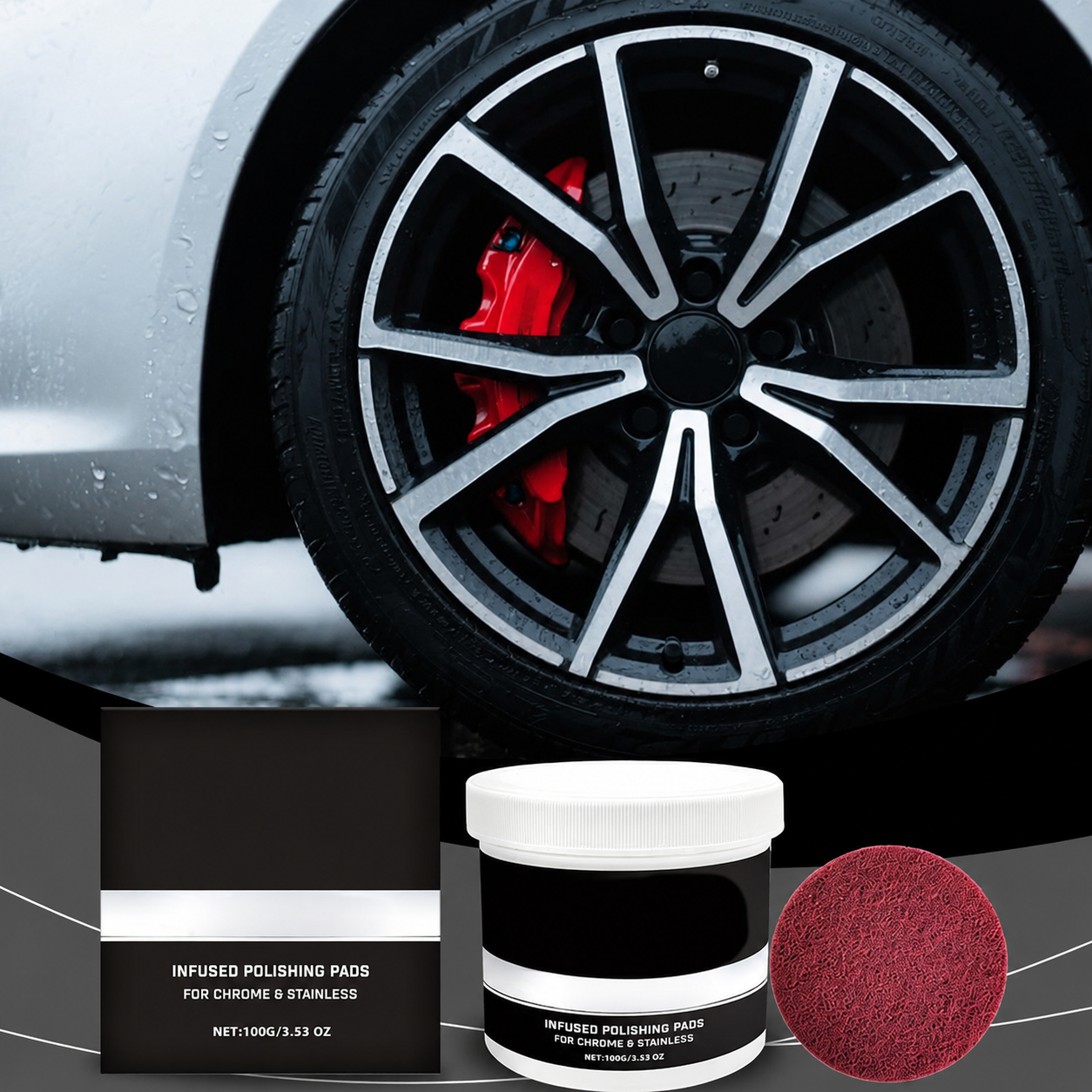 ✨🔧 All-in-One-Metallpolierpaste Set – für Chrom & Edelstahl, entfernt Kratzer & restauriert Glanz, jetzt −50%