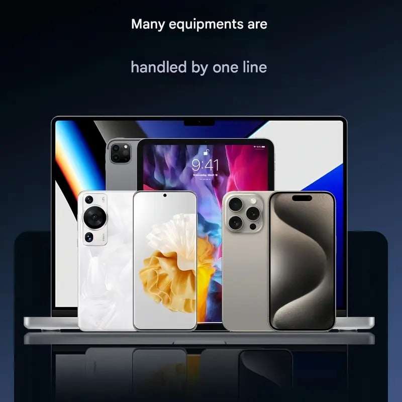 💎 2-in-1 Geflochtenes Schnellladekabel mit Integrierter Handyhalterung – 240W Ultra-Fast, T-förmig & Kabelsalat-frei 🔋📱