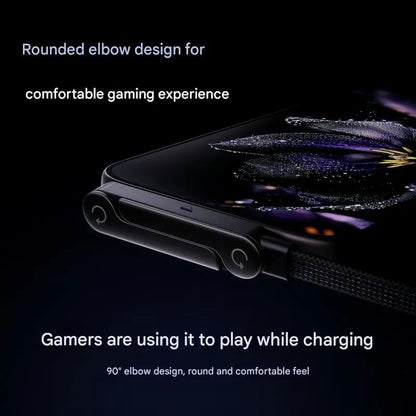 💎 2-in-1 Geflochtenes Schnellladekabel mit Integrierter Handyhalterung – 240W Ultra-Fast, T-förmig & Kabelsalat-frei 🔋📱