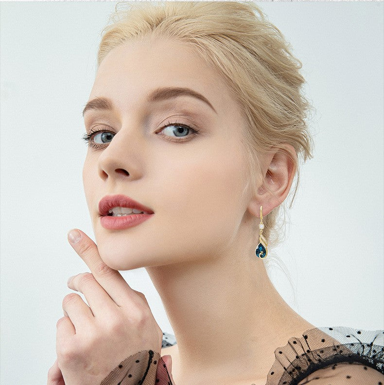 🎄 50% RABATT! 🔥 Phönix Ohrringe für Damen – Feierlich, einzigartig, glamourös & perfekt als Weihnachtsgeschenk 🦚