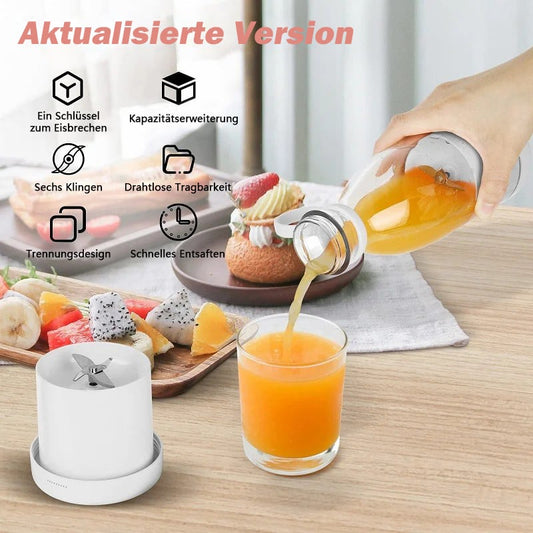 🔈🍹Bestseller Tragbarer Entsafter | Frischer Saft überall und jederzeit