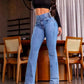 💕Spring New👖Stretch Flare Jeans With A High Waist