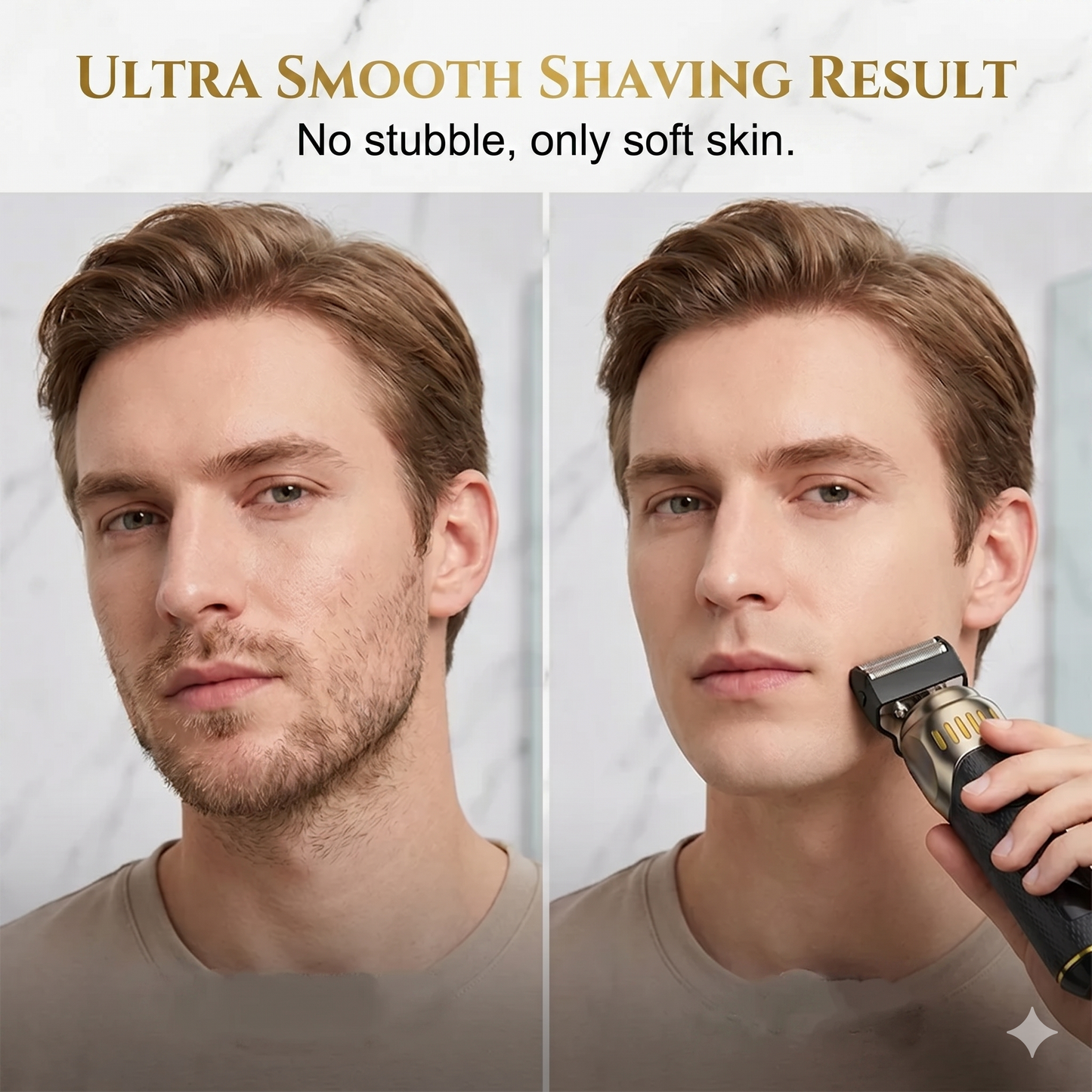 ❄️Sommerfrische 51 % Rabatt!👨Luxuriöses 3-in-1 Profi-Pflegeset für Männer – T-Blade-Trimmer, Folienrasierer & Nasentrimmer – Mit LED-Display & USB-wiederaufladbar
