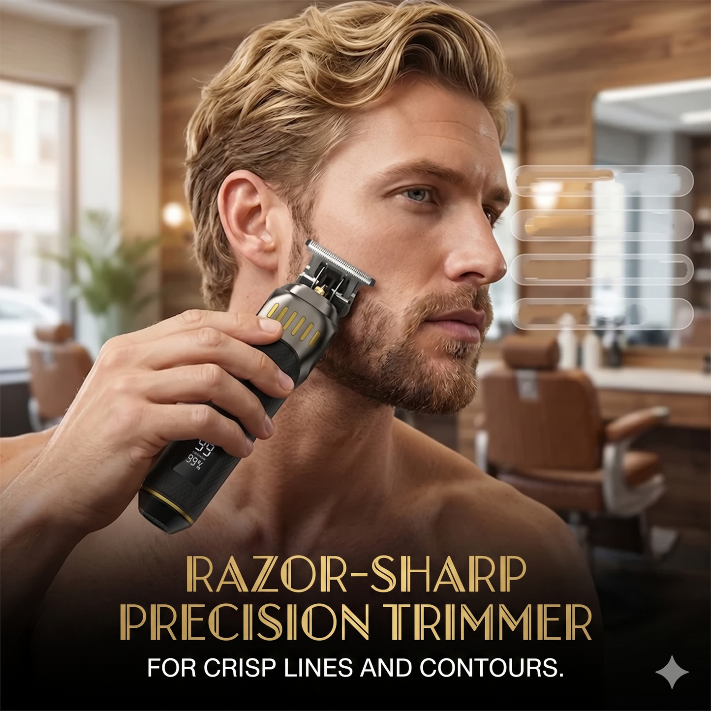 ❄️Sommerfrische 51 % Rabatt!👨Luxuriöses 3-in-1 Profi-Pflegeset für Männer – T-Blade-Trimmer, Folienrasierer & Nasentrimmer – Mit LED-Display & USB-wiederaufladbar