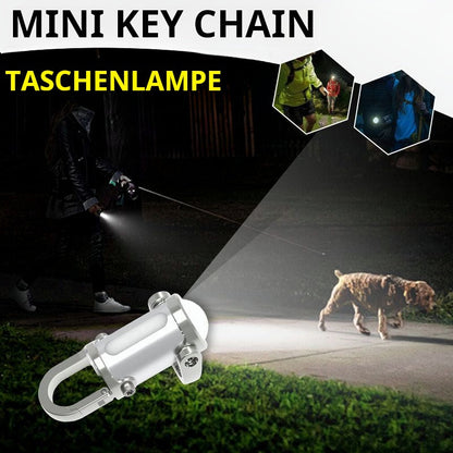 📢📢50 % Rabatt!! ⏰🔦 1200LM Superhelle Mini-winzig, aber mit brutaler Helligkeit | Schlüsselanhänger-Wasserdicht, superhell, immer griffbereit 🏕️🤯