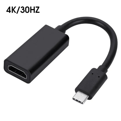 🎬 🔌 4K Ultra HD Typ-C zu HDMI Adapter – Plug & Play, Kompatibel & Stabiler Streaming 📺
