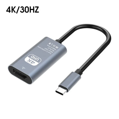 🎬 🔌 4K Ultra HD Typ-C zu HDMI Adapter – Plug & Play, Kompatibel & Stabiler Streaming 📺