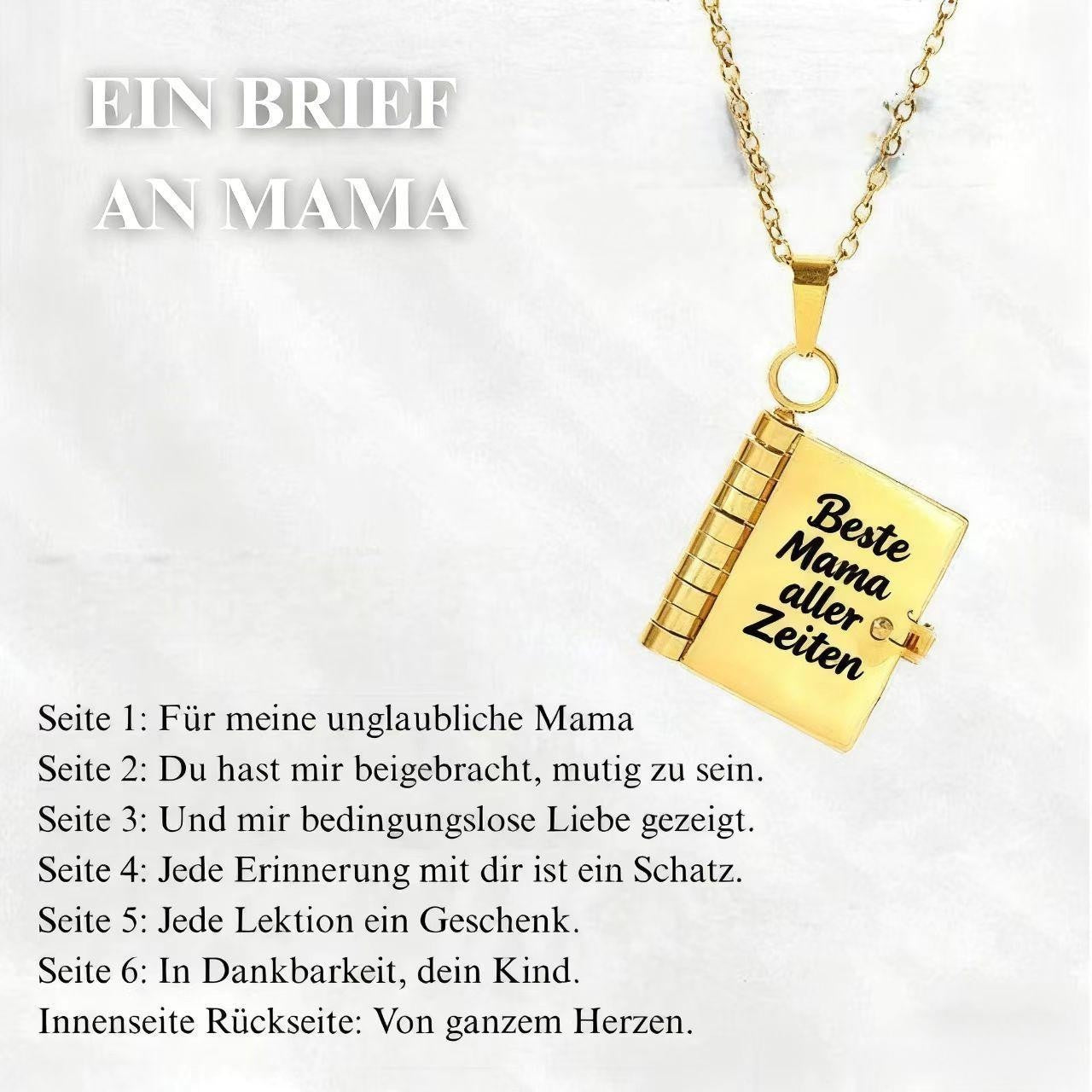 💖📖 50% RABATT! Herz-Buch-Halskette Aufklappbar – Besonderes Geschenk für Familie & Liebste ✨