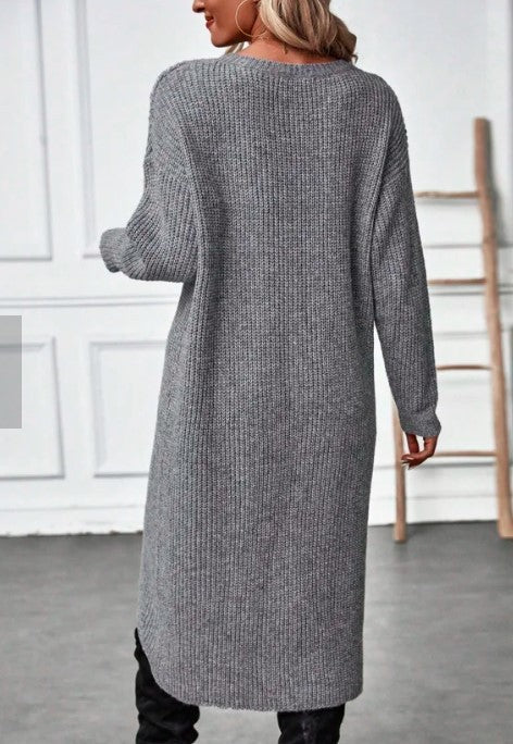 💜Große Rabattaktion💜Unregelmäßig geschnittenes Kleid, das den Körperkurven folgt