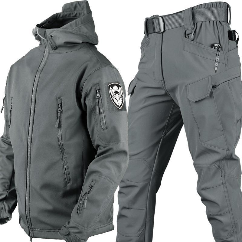 🛡️ 🧥 Taktisches Softshell-Jacken- & Hosen-Set – Wasserdicht, Winddicht & Isoliert für Extremeinsätze im Winter ⛰️