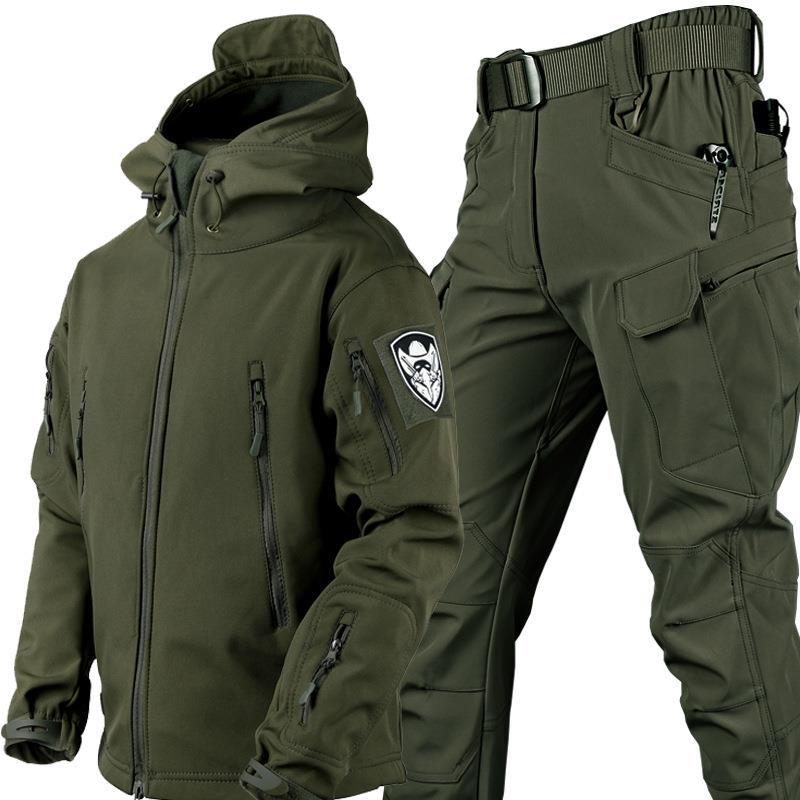 🛡️ 🧥 Taktisches Softshell-Jacken- & Hosen-Set – Wasserdicht, Winddicht & Isoliert für Extremeinsätze im Winter ⛰️