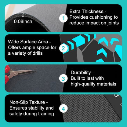 ⚽ Fußarbeit-Trainingsmatte rutschfest