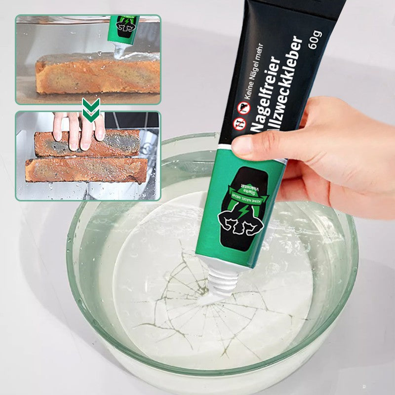 Universeller, starker, nagelfreier Kleber, wasserfest und kein Bohren erforderlich