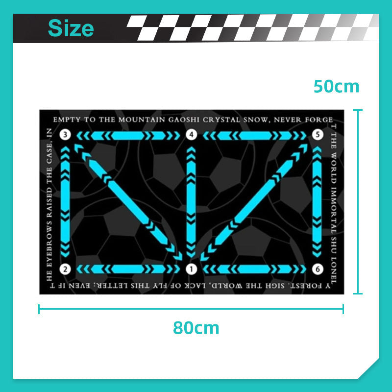 ⚽ Fußarbeit-Trainingsmatte rutschfest