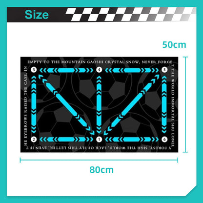 ⚽ Fußarbeit-Trainingsmatte rutschfest