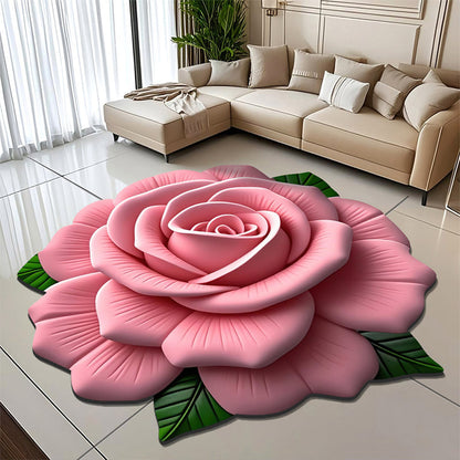 🔥2025 Heißer Verkauf🔥Floral Plüsch & Kieselgur Bodenmatte