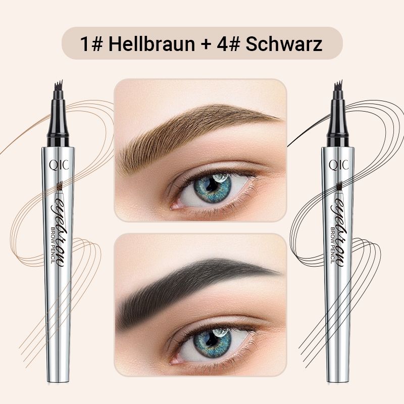 50% RABATT🧡3D-Wasserfester Microblading Augenbrauenstift mit 4-zackiger Spitze