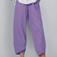 👖Vintage-Hose mit asymmetrischen Taschen und elastischem Bund