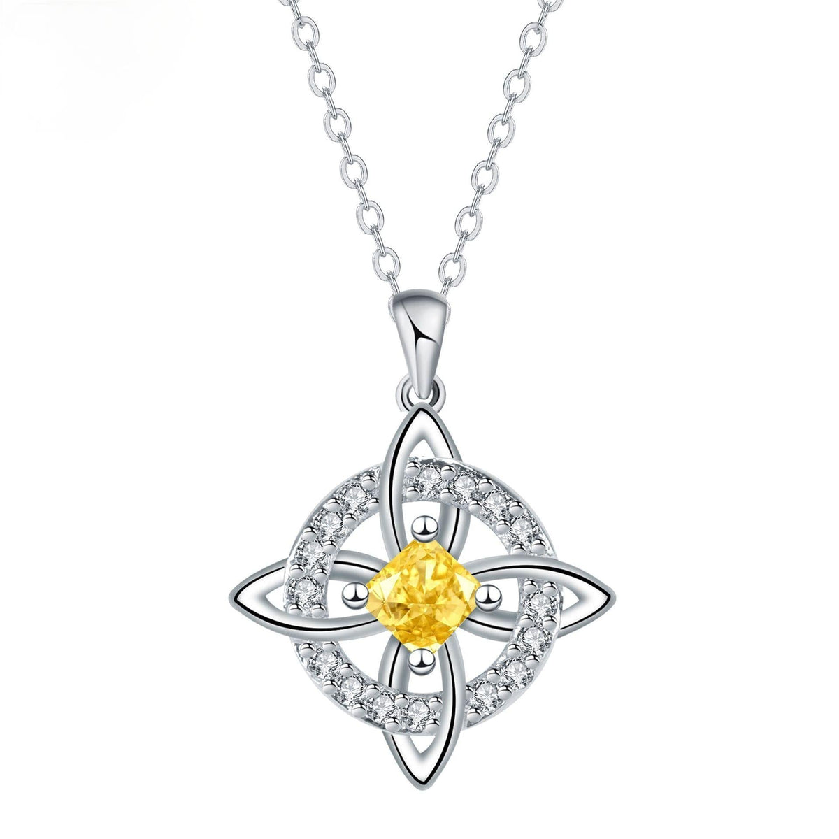 🔥Solange der Vorrat reicht 50% Rabatt!🎉Unisex Witch Knot Pendant Necklace📿