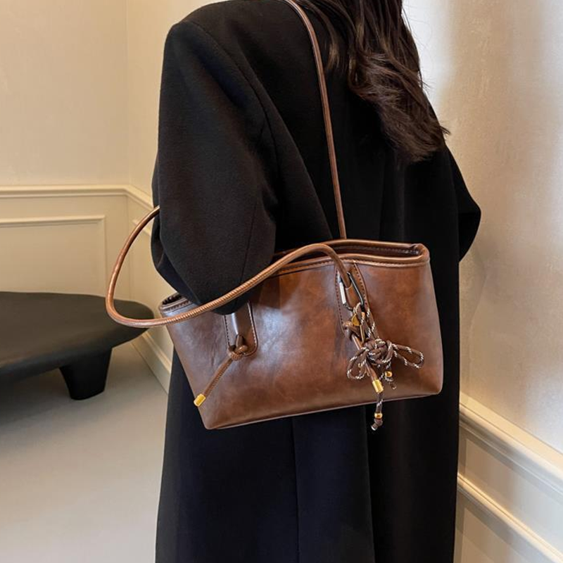 👜✨ Vintage-Umhängetasche aus PU-Leder für Damen – Zeitlos schön!