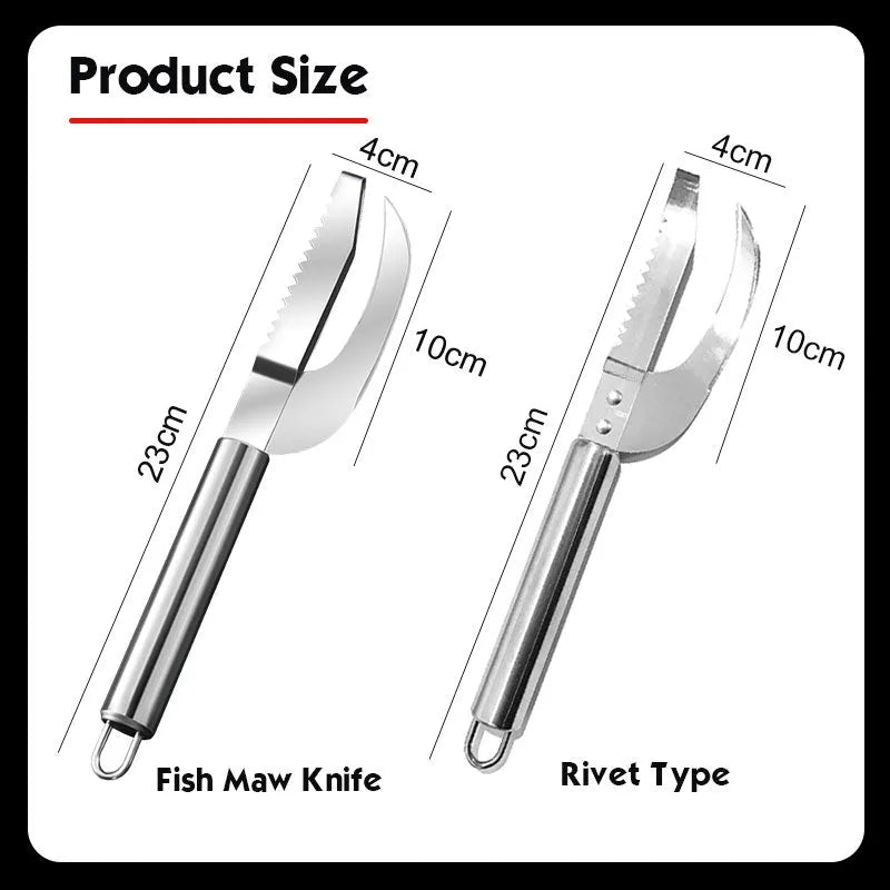 ✨Mehr kaufen, mehr sparen✨ 3-in-1-Fischmaulmesser aus Edelstahl