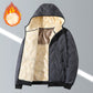 Black Friday Sale🚀Herren Winter warmer Reißverschluss-Kapuzenmantel