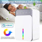 🌿💦 220V mit Mehrfarbigen LED-Lichtern & Auto-Timer - Niedrige Energie & leiser Betrieb - Ideal für Schlafzimmer und Keller