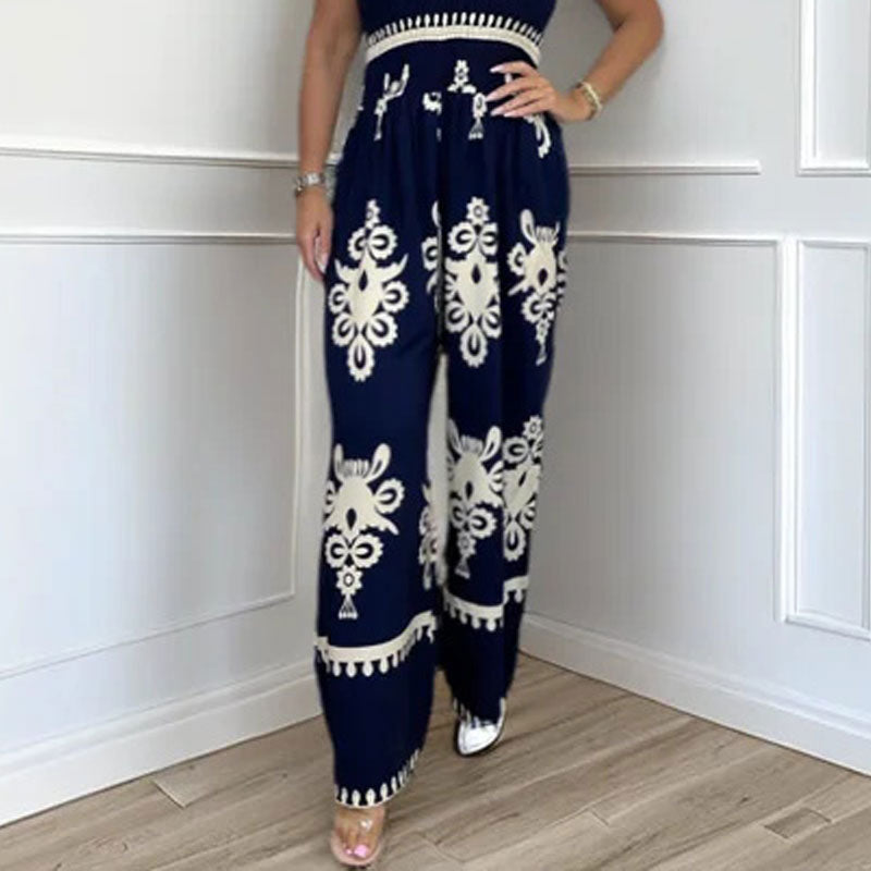 🌞Frühlingserwachen: 50% Rabatt!✨ Damen Ärmelloser Neckholder-Jumpsuit mit weitem Bein – Figurschmeichelnd, komfortabel & vielseitig für Frühling & Sommer