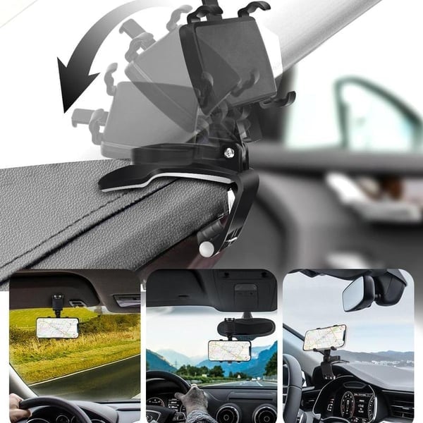 🏆2026 Neuankömmling 50% RABATT - 360-Grad-drehbare Handyhalterung fürs Armaturenbrett im Auto