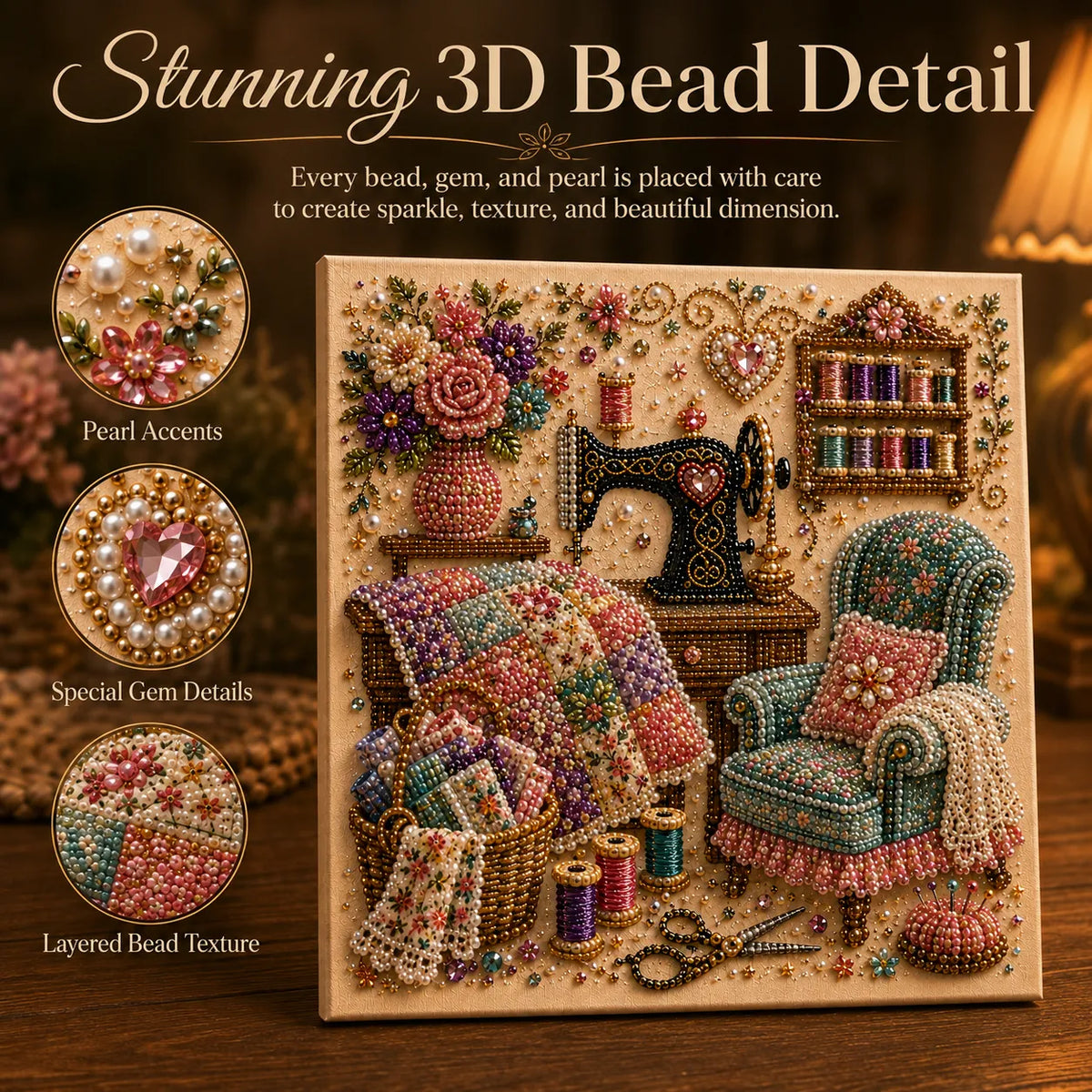 💎 50% RABATT! 🎨 Diamantmalerei-Set – Kreative Auszeit & Entspannung ✨