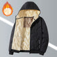 Black Friday Sale🚀Herren Winter warmer Reißverschluss-Kapuzenmantel