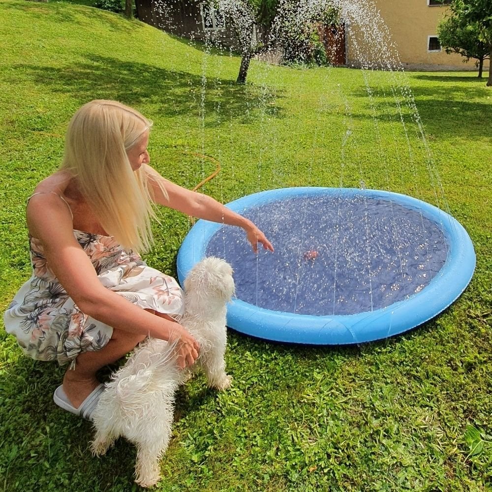 🔥HEIßER VERKAUF🔥Faltbarer Außenpool & Wassersprühmatte