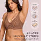 👙🐆 50% RABATT! Damen Bügelfreier BH mit Leopardenmuster – 3D-Halt, Memory-Foam & Formgebung | M–5XL ✨