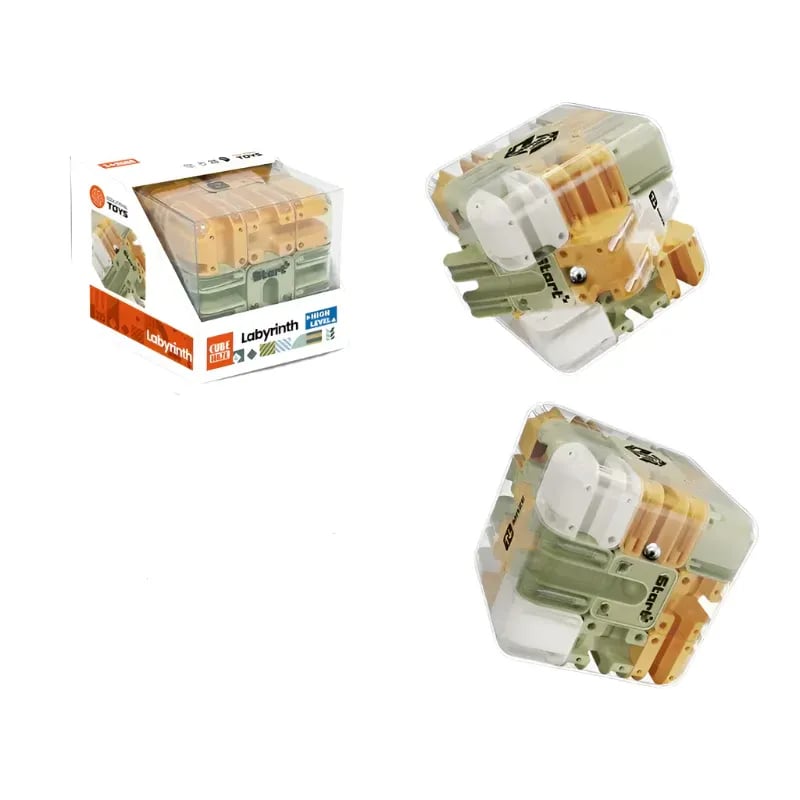 🧩 JETZT 50 % RABATT! ✨ Großes 3D-Labyrinth-Puzzle-Würfel – 120 herausfordernde Routen mit sanfter Drehung für die kognitive Entwicklung und Spaß 🧠🔛