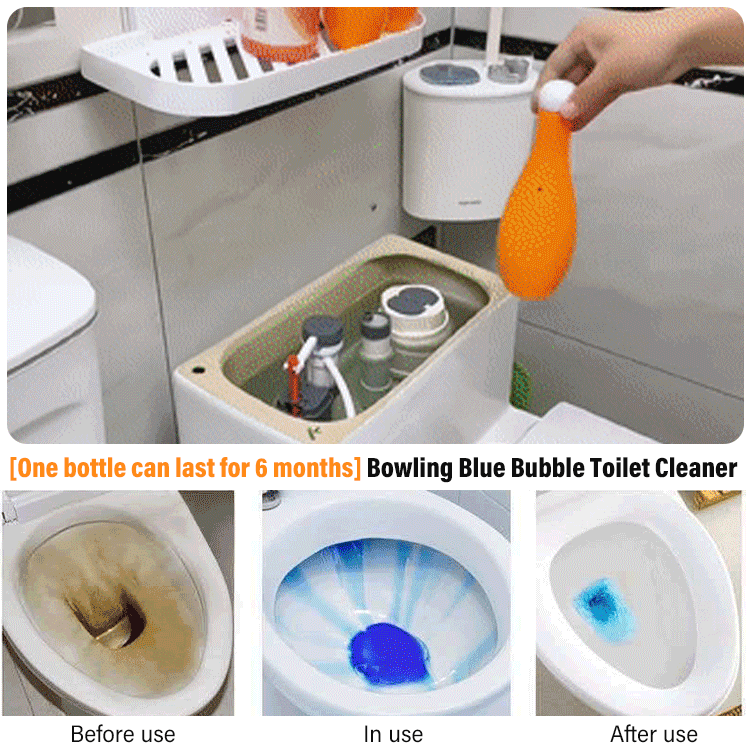 ✨Bowling Blue Bubble Badezimmer Desodorierender Langanhaltender Duftreiniger