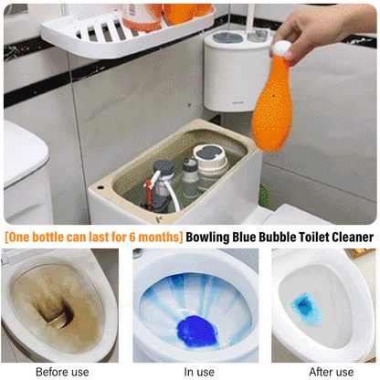 ✨Bowling Blue Bubble Badezimmer Desodorierender Langanhaltender Duftreiniger