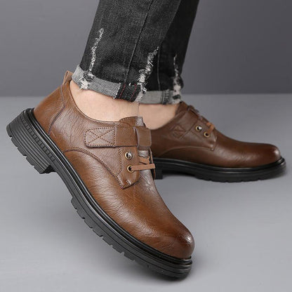 70% RABATT! 🚨Atmungsfreie Retro -PU -Leder -Softroshese von Männern