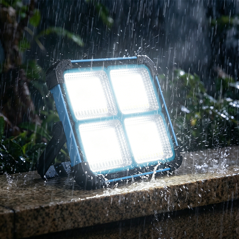 Solarbetriebene LED-Campingleuchte