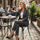 🏆 54% Rabatt !! Damen Business-Anzug – Blazer mit Kragen & Hose, Bügelfrei & Klassischer Look 👖
