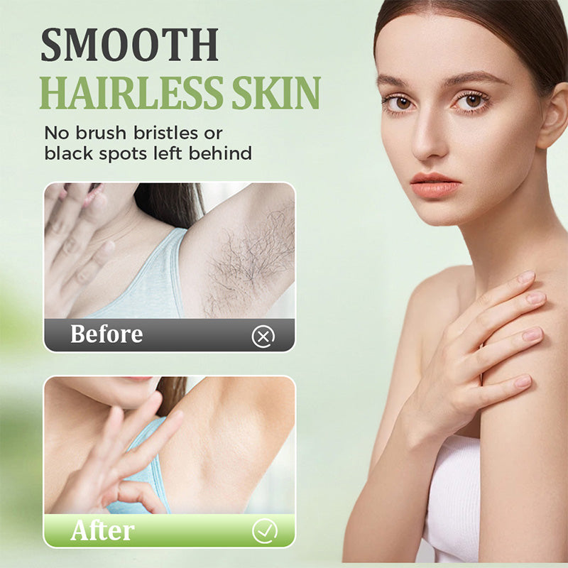 🧴 JETZT 50 % RABATT! 🪒 Mildes und schonendes Set – Haarentfernungscreme + Rasiermesser – Schmerzfrei für empfindliche Haut, keine dunklen Flecken oder Stoppeln 🌸