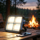 Solarbetriebene LED-Campingleuchte