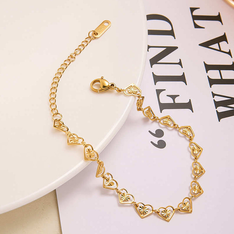 🎉 2026 Sale — Über 19.400 verkauft! 💛 Strahlendes Herz-Collier – Glamourös & Chic ✨