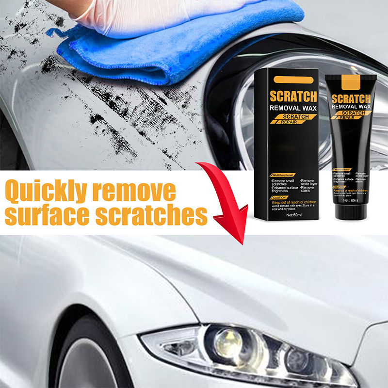 🚗1+1 GRATIS!! Effektives Kratzer-Reparaturwachs für Autos – Entfernt Schrammen, Bietet Schutz & Für Alle Lackfarben ✨