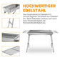 🔥 60% RABATT ! Klappbarer Outdoor-Grill aus Edelstahl – Perfekt für Camping, Garten & BBQ-Partys 🍖